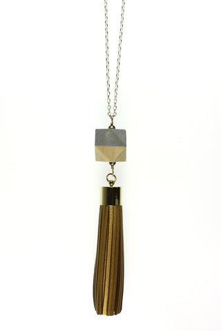 Gold Tassel, Silver Wood